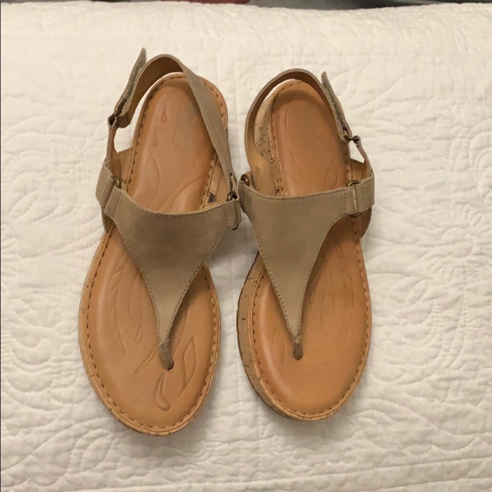Brown strap sandals